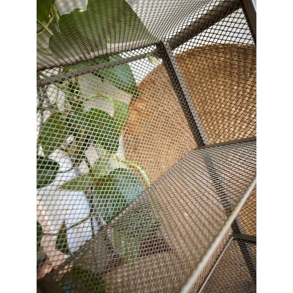 Mesh Metal Desk Organizer with 3 Compartments - Picture 11 of 12